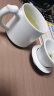 昌南茶杯 景德镇陶瓷雕刻茶水分离泡水杯带盖茶具办公室杯子 龙头兰花 晒单实拍图