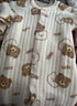 婧麒（JOYNCLEON）新生婴儿衣服秋冬季初生宝宝连体衣纯棉夹棉加厚哈衣爬服冬装 可爱熊 80cm 实拍图