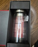 希诺双层玻璃杯男茶水分离杯高档泡茶杯子车载水杯XN-9338黑色 290mL 实拍图