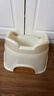 京东物流 儿童塑料小凳加厚家用椅子客厅座椅沙发换鞋凳洗澡凳 奶油白-单只装 实拍图
