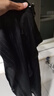 李宁（LI-NING） 泳裤男士速干暗纹印花竞速及膝游泳裤泡温泉男泳衣训练游泳装备 进阶黑高阶黑【导水槽】 3XL 【身高185-190体重85-95kg】 实拍图