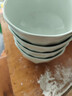 家用餐具极简主义釉下彩青瓷纯色碗4.5英寸钻石碗 4个装 实拍图