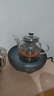 真茗堂真茗堂新款烧水煮茶电陶茶炉烧水壶家用烧水壶自动断电保温烧水茶炉耐高温玻璃泡茶蒸茶 黑色单炉 实拍图