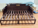 凡真乌金木全实木储物罗汉床简约沙发床折叠两用大小户型客厅一体床榻 【抽屉款】乌金木罗汉床+炕几【送豪礼】 送坐垫+扶手枕+靠枕+靠背 实拍图