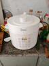 美的（Midea）电压力锅5L家用4-6人0涂层精钢胆高压电饭锅 全自动智能预约开盖火锅煲汤煮粥MY-E5622双胆电饭煲 实拍图