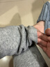 蒙羊王羊毛裤男100%纯羊毛男士保暖裤冬季加厚针织打底裤毛裤毛线裤男 男士浅灰-加厚 2XL 实拍图