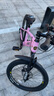 JEEP吉普儿童自行车6-12岁男女儿童单车山地车小孩学生自行车-R200 公主粉【升级21速】辐条轮+大礼包 22寸（适合身高1.35m-1.60m） 实拍图