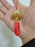 庭院装饰挂饰铃铛挂件风铃铜铃中式家居金属创意工艺品铜风铃合金 大吉大利 实拍图