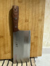 王麻子家用刀具菜刀 厨师专用刀切片切肉厨房锻打切菜刀4号厨片刀 实拍图