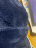 南极人睡衣男生秋冬季加绒加厚珊瑚绒男士青少年纯色大码保暖家居服套装 NSWJH-藏青【全新升级双面法兰绒】 L(建议100-130斤) 实拍图