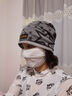 凯狄菲特帽子女新款春秋时尚包头帽休闲头巾帽舒适保暖套头月子帽 五星加边酒红 56-60cm 实拍图