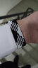 BHO【热销4万+】适用苹果手表表带apple iwatch s10/s11表带ultra3/2/s9/8/7磁吸编织se3/2男生女士款 卡扣版【Z纹-黑白色】 【44/45/46/49mm】表盘通 实拍图