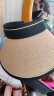FitonTon遮阳帽女户外草帽海边沙滩帽防紫外线太阳帽可折叠空顶帽 晒单实拍图