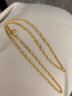 周六福（ZLF）   黄金项链足金999单水波链黄金情侣项链 计价 45cm-3.37g 晒单实拍图
