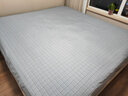 雅鹿a类全棉床笠单件180x200纯棉床单席梦思床垫床罩保护套单人床笠罩 都市英伦--三倍加厚款 （水洗棉） 简约单床笠系列-- 180cm*200cm 实拍图