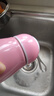 【秋冬必备】304保温杯不锈钢企鹅呆萌创意便携卡通儿童水杯 粉色 实拍图