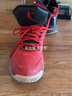 乔丹QIAODAN男鞋磨砺篮球鞋秋季新品高帮皮面减震耐磨球鞋 极光红黑色(高帮加绒) 42 实拍图