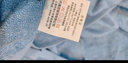 三利毛巾纯棉夏季家用吸水速干男女全棉柔软成人洗澡洗脸大人面巾 蓝色+绿色 2条 实拍图