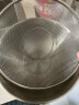 尚美德304不锈钢沥水篮套装 沥水盆淘米盆日式刻度沙拉盆打蛋盆 实拍图