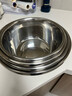 维艾（Newair）不锈钢盆五件套调料盆淘米洗菜盆和面盆沥水篮沙拉盆米筛味斗套装 实拍图