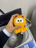 爱绒艺正版加菲猫大电影同款公仔毛绒玩具橘色Garfield胖猫咪玩偶礼物  10cm加菲猫家族-坐姿小加菲猫挂件 正版授权 防伪镭射标 实拍图