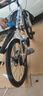 凤凰（Phoenix） 山地自行车成年人男士女士学生变速减震油刹线刹山地车自行车 白蓝色辐条轮高碳钢车架 26寸（身高160-180左右） 27速数字指拨/默认线碟可改油碟 实拍图