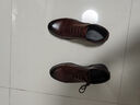 海澜之家（HLA）皮鞋男士商务休闲系带正装德比鞋子男 黑色 40 实拍图