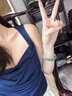 玉有情玉手镯女A货冰种飘花翠色玉髓手镯玛瑙玉镯送老婆女友生日礼物 实拍图
