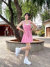 珂卡芙（KEKAFU）厚底小白鞋女鞋2024春季小个子隐形增高鞋子女百搭板鞋女士休闲鞋 米奶茶 跟高5.6CM 37 实拍图