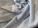 恒源祥纯棉全棉老式毛巾被单人怀旧毛巾午睡毛毯被子夏季沙发盖毯 【2087蓝】纯棉A类丨透气不闷热 150*200cm 实拍图