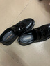 柯盾（KEDUN）皮鞋男秋季真皮透气商务英伦休闲男鞋一脚蹬乐福鞋软底男士豆豆鞋 黑色 （四季款） 39 实拍图