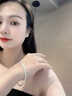 唯一（Winy）银手镯足银9999满天星镯子妈妈生日礼物纯银饰品送女友老婆款 实拍图