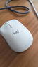 罗技（Logitech）M221 轻音鼠标 无线鼠标 办公鼠标 对称鼠标 带无线微型接收器 米白色 实拍图