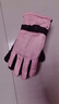 冬季新款男士保暖手套户外滑雪摩托车电动车骑行手套骑车加绒加厚 【防风加绒简约女款】--粉色 均码1双【适用于掌围19-24cm】 实拍图