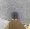Devo Life的沃软木鞋男女同款时尚穆勒鞋情侣休闲鞋 66008 深棕色反绒皮 38 实拍图