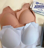 氧心（YANGXIN）2件装夏季吊带背心内衣女聚拢舒适无痕无钢圈文胸超薄收副乳胸罩 黑色+奶白【吊带款】 XL 实拍图