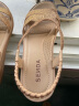 森达（SENDA）可可鞋时尚休闲凉鞋女夏款商场同款增高防滑闪钻坡跟4HL30BL3 杏色 37 晒单实拍图