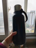 泰福高（TAFUCO）保温杯壶316不锈钢大容量便携车载真空瓶户外旅行壶男女水杯壶 T1174 午夜蓝 1300ml 实拍图