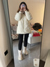 骆驼（CAMEL）冬季新款中筒雪地靴厚底加绒加厚舒适棉鞋保暖靴女 L23W577074米色 40 实拍图