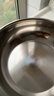 【不锈钢】和面盆厨房烘焙家用火锅盆洗菜打蛋汤锅盆醒面盆料理盆 32cm【热卖款】不锈钢 和面盆 实拍图