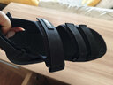 骆驼（CAMEL）魔术贴撞色沙滩凉鞋男运动休闲鞋子 X14B16L2027 黑色 39 实拍图