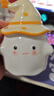 贞嘻马克杯陶瓷杯带盖高颜值可爱水杯送礼生日万圣节礼物咖啡情侣杯子 可爱小幽灵马克杯【黄色魔法帽】 实拍图