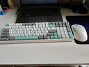 AOC GKM100无线蓝牙机械键盘鼠标套装三模 客制化热插拔轴 键盘电竞游戏专用电脑办公 灰白绿青轴 实拍图