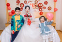 梦选（MENGXUAN）婚房布置全套男方女方布置卧室结婚装饰房间气球拉花婚庆装饰用品 全屋装饰订婚婚房 布置（卧室+客厅+门房+窗帘） 实拍图