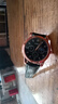 【网红爆款】商务腕表石英运动表休闲皮带男女手表 黑色 实拍图
