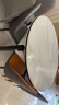晨巢 岩板餐桌 实木餐桌椅组合现代简约可伸缩折叠吃饭桌子餐厅家具 12MM岩板餐桌-加厚111皮椅款 1.35米一桌六椅 实拍图