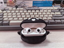 京苑适用华为FreeBuds Pro4保护套freeclip2耳夹6/6i蓝牙7i耳机壳5至臻版Pro3/se3/SE2/5i/pro2盒 【黑底幽灵】+指环扣 FreeClip 2代（2025新款） 实拍图