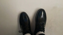 孚尼奴商务正装结婚鞋子伴郎休闲皮鞋男夏季黑色英伦男士亮面休闲鞋男 炫耀黑（升级版） 39 实拍图