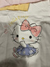 戴维贝拉（DAVE＆BELLA）【Hello·Kitty联名】童装儿童t恤女童长袖上衣洋气宝宝打底衫 米白 130 cm（建议身高120-130cm） 实拍图