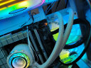 瓦尔基里(VALKYRIE）C240W-RGB  VK 一体式CPU水冷散热器 多平台扣具 支持LGA1700 ARGB光效 金属扣具 实拍图